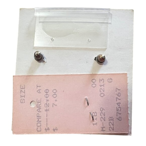 Vintage Two Sisters Genuine Porcelain Earrings Hand crafted Chunky Eighties - Picture 4 of 4